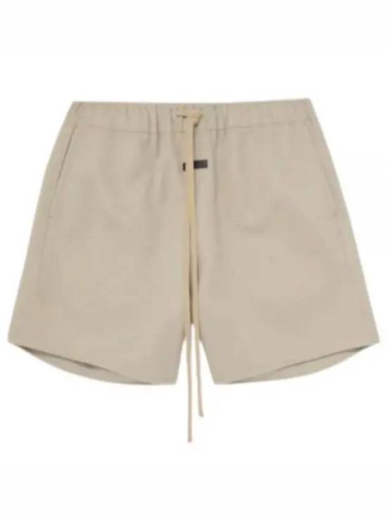 Relaxed Fit Shorts With Elastic Waistband And Minimalist Design