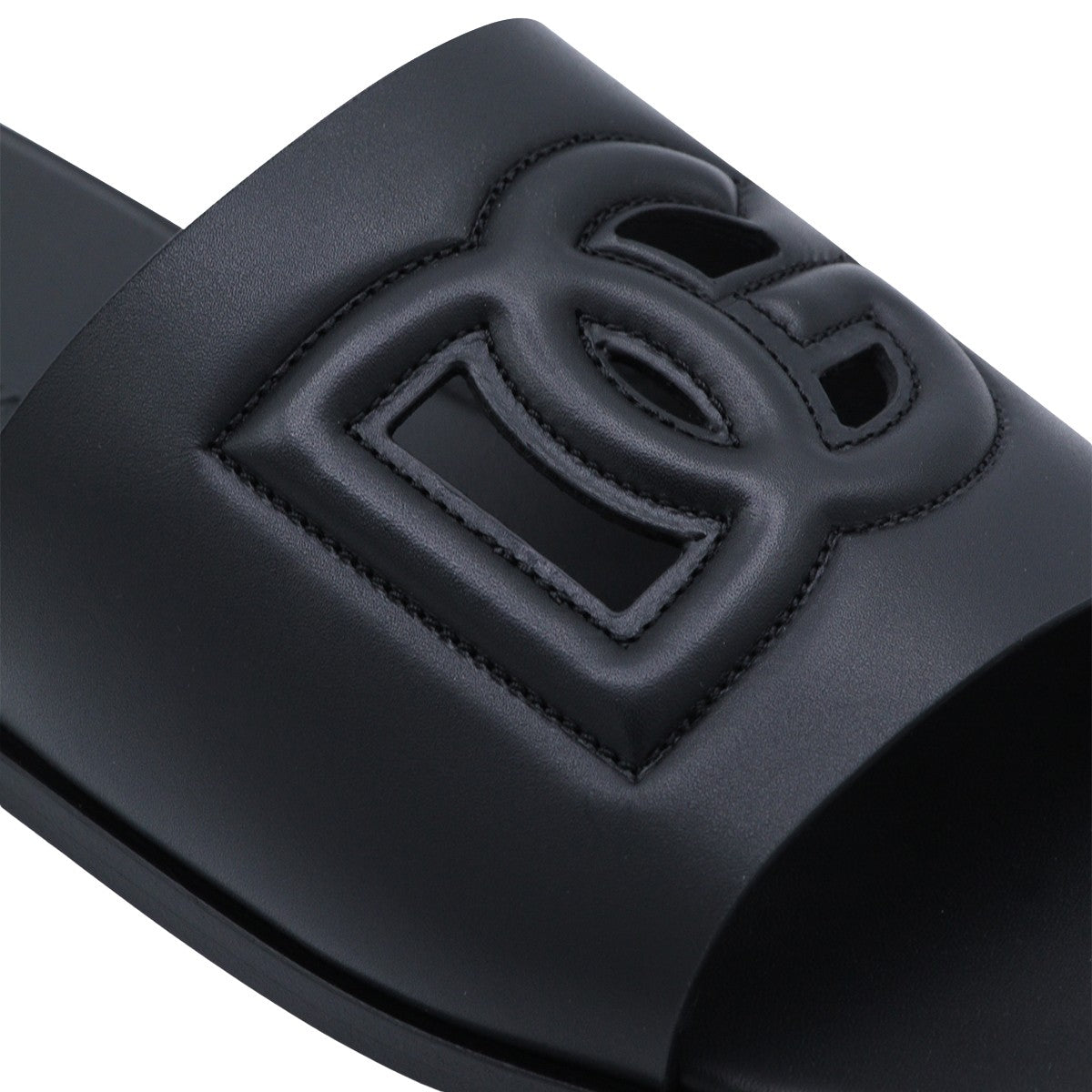 Matte Black Flat Shoes with Rounded Toe