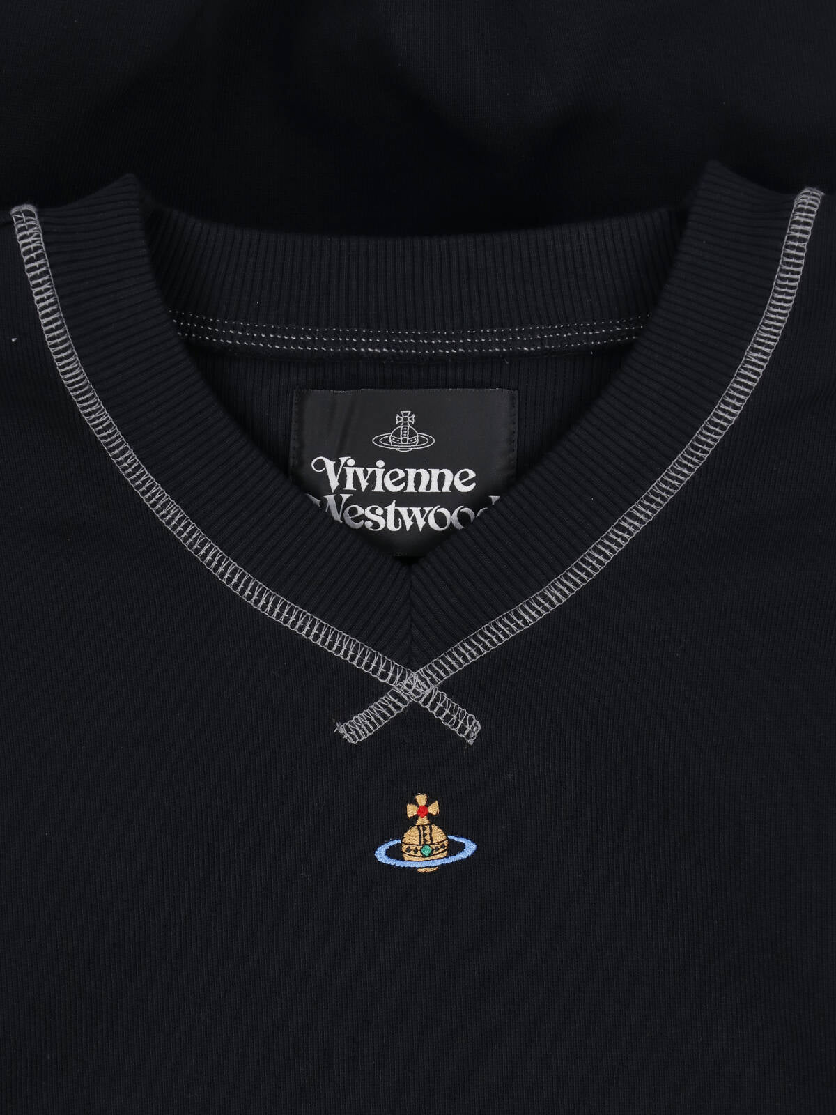 Black Classic Crew Neck Fitted Sweater