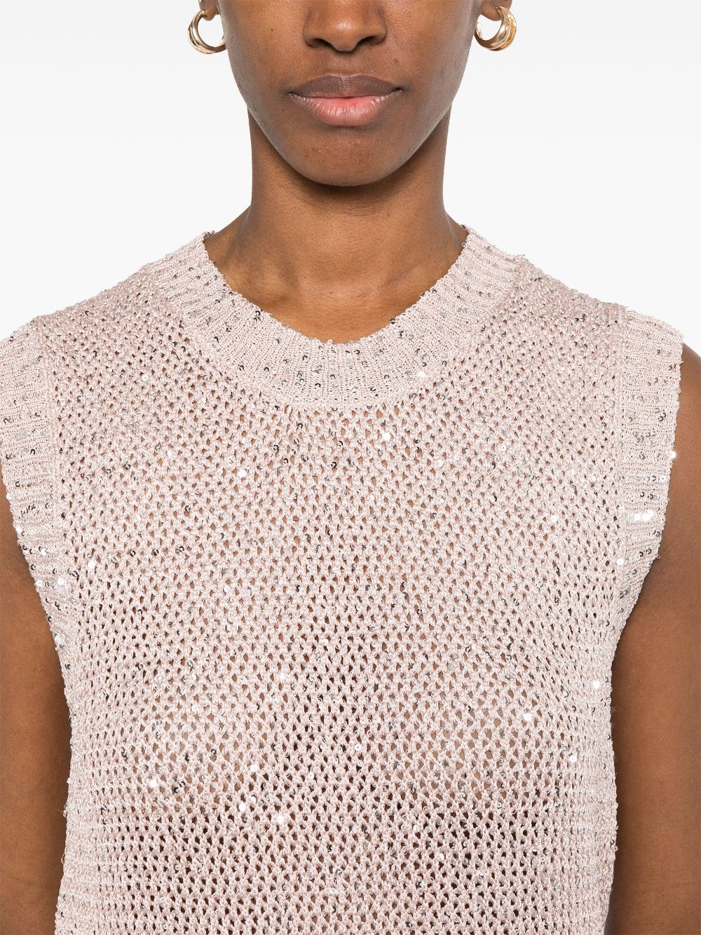 Sleeveless Rose Pink Top