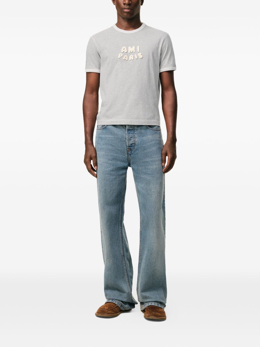 Short-Sleeved Crew Neck T-Shirt