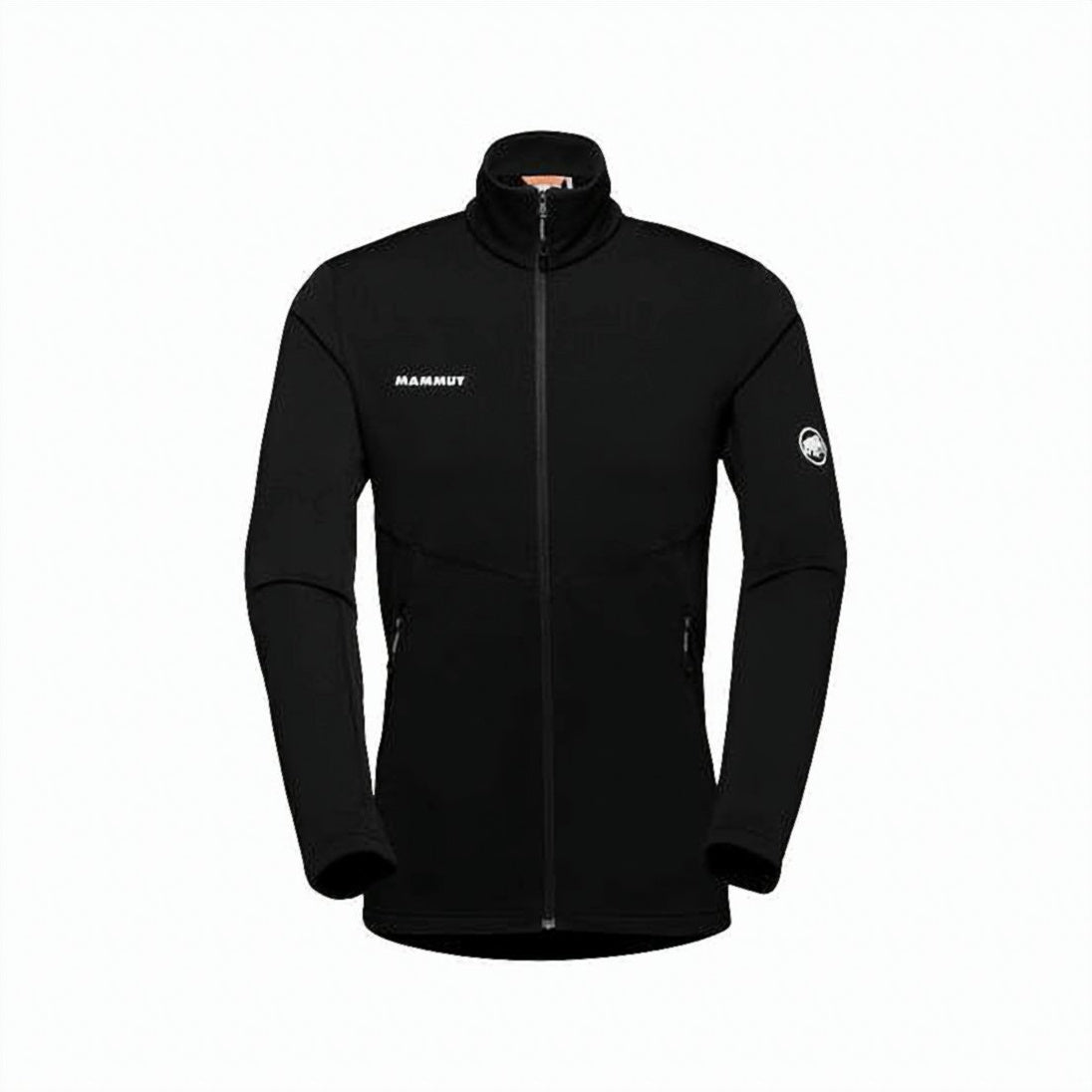 Fitted Black Jacket with High Collar