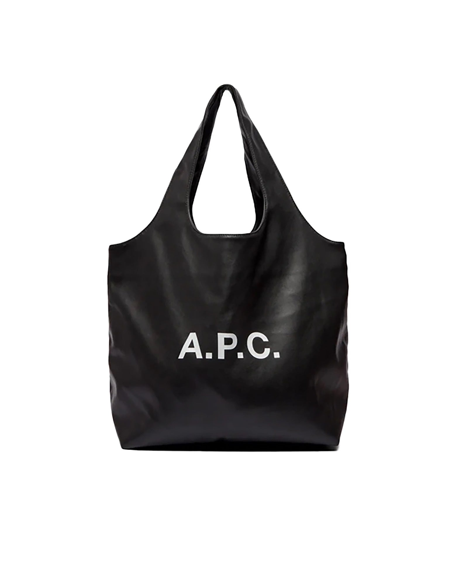Recycled Leather-Effect Tote Bag