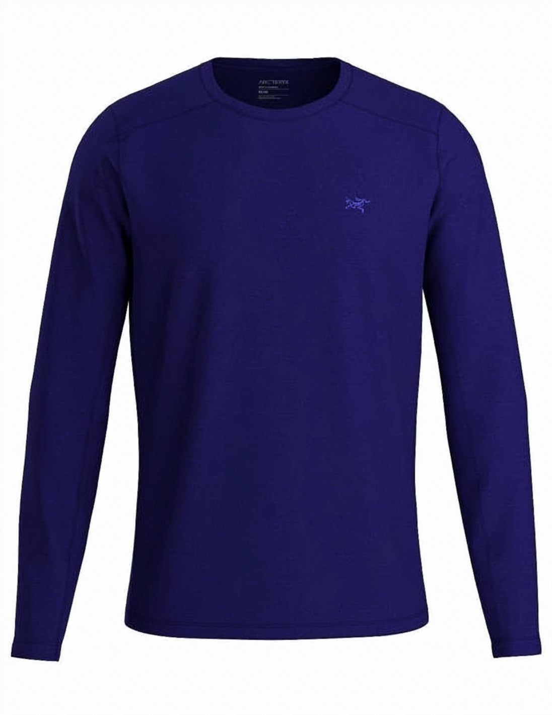 Fitted Long-Sleeve Crew Neck Shirt