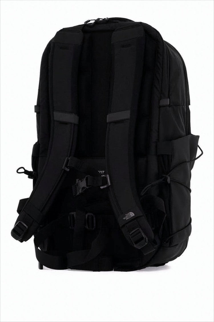 Black Nylon Backpack With Spacious Compartments