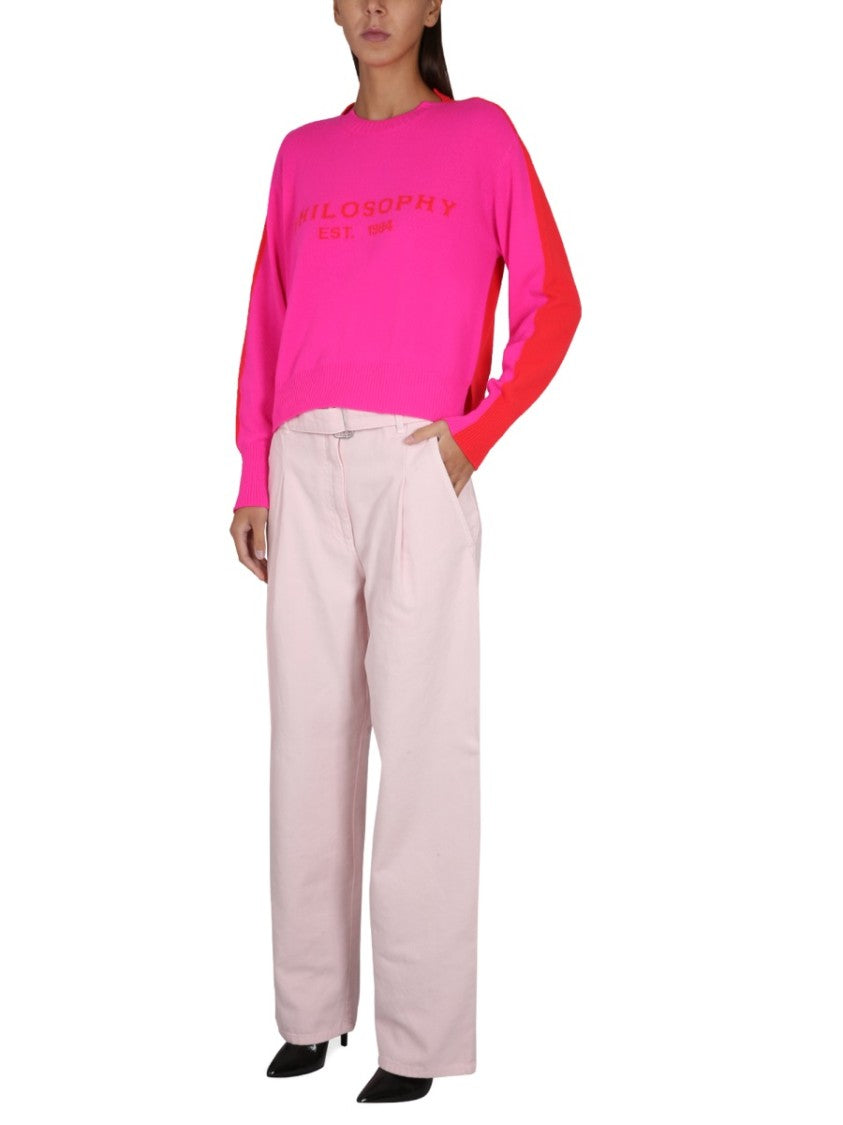 Cropped Wool And Cashmere Sweater