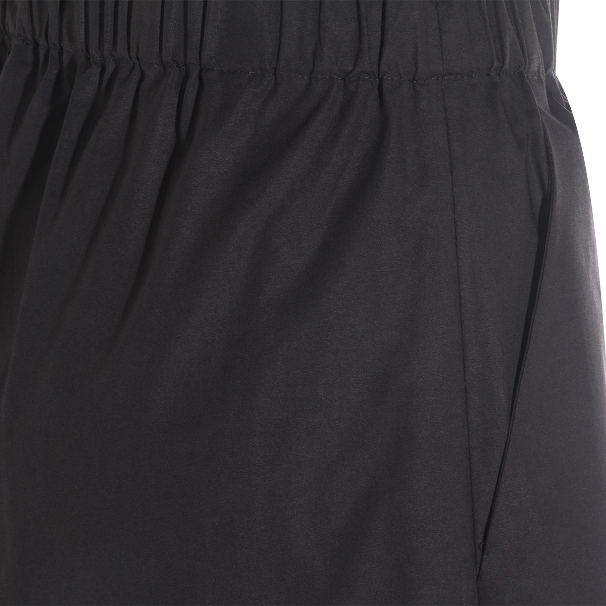 Wide-Leg Black Trousers With Relaxed Fit