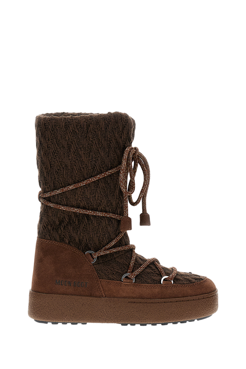 Knitted High-Top Moon Boot