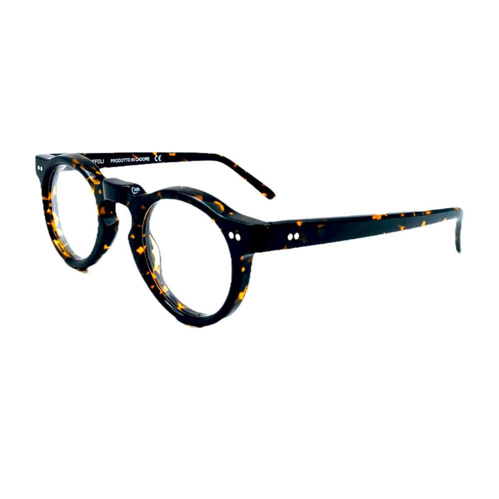 T058 Handcrafted Round Tortoiseshell Sunglasses