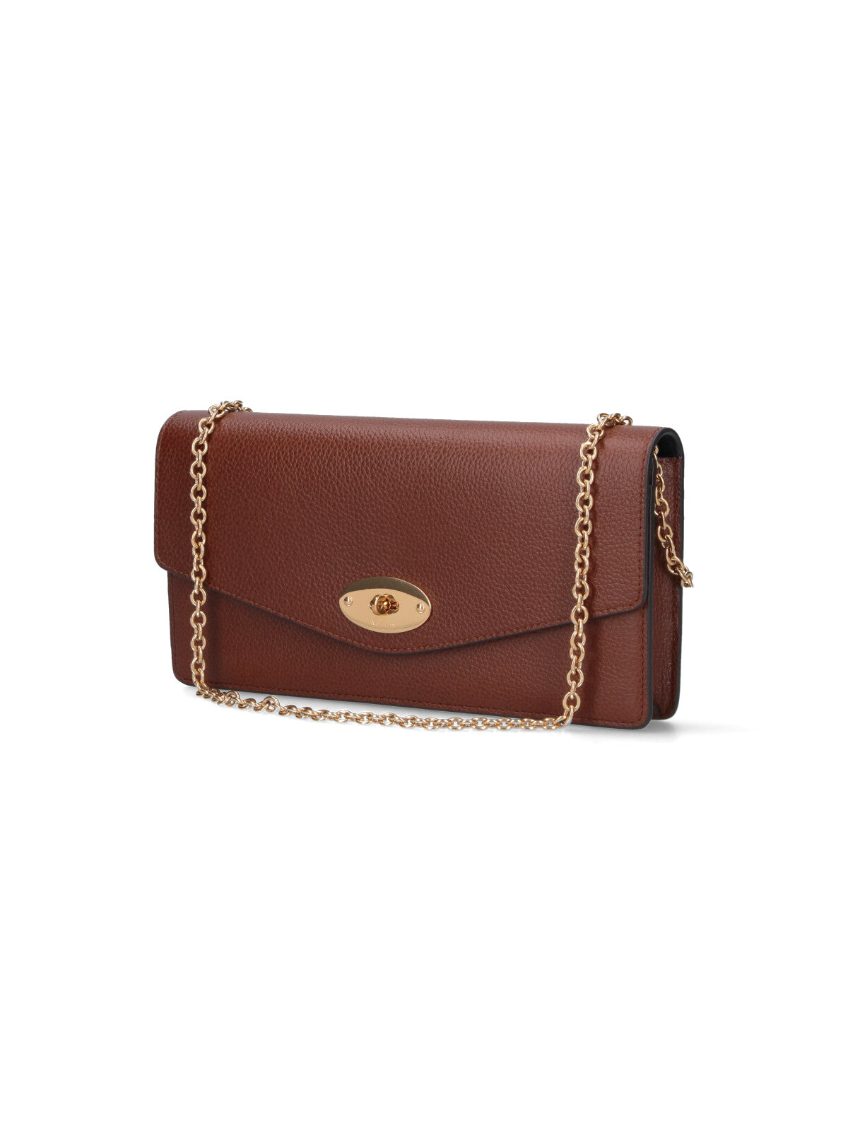 “Darley” Chain Pochette – Brown