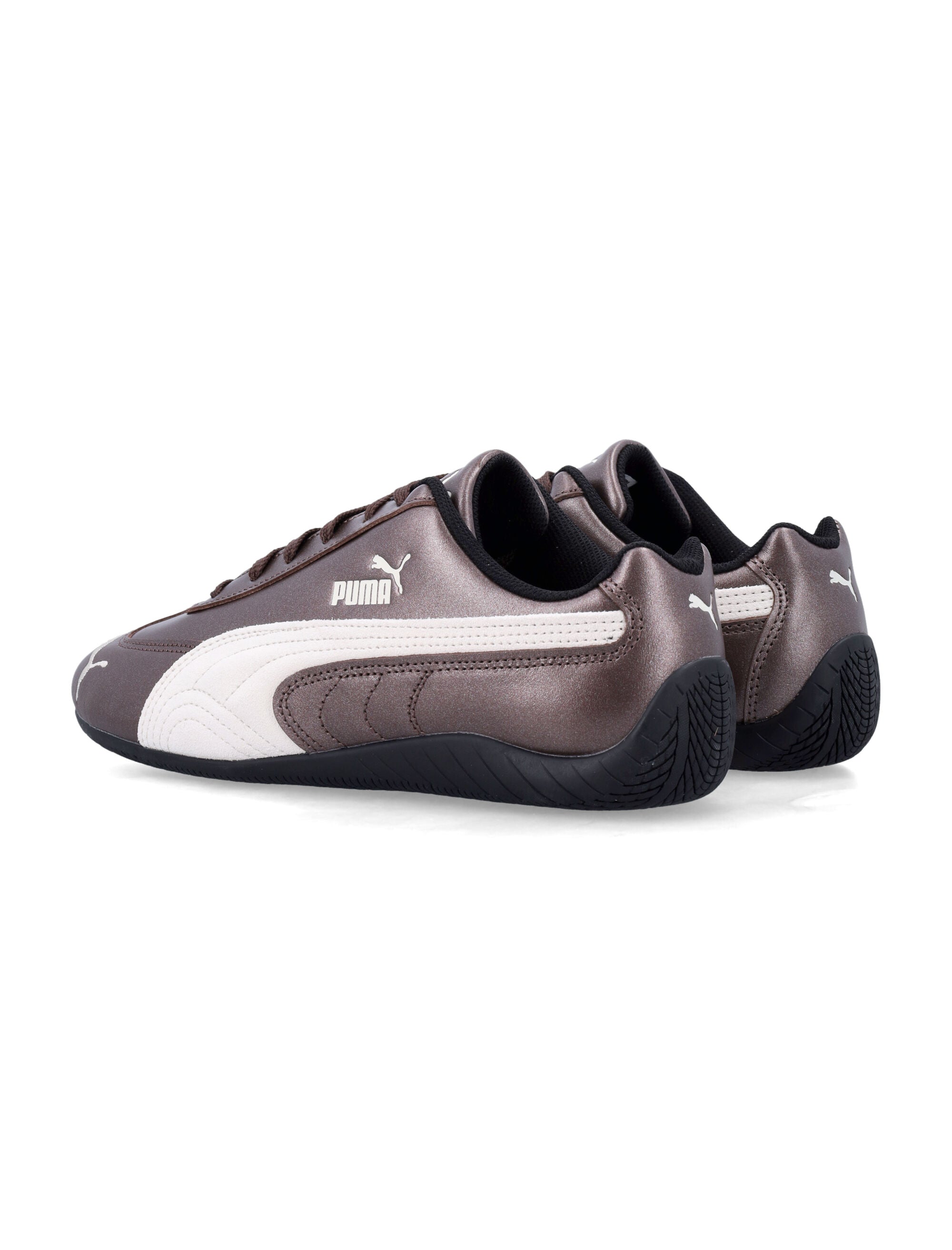 Speedcat Metallic Leather Sneakers
