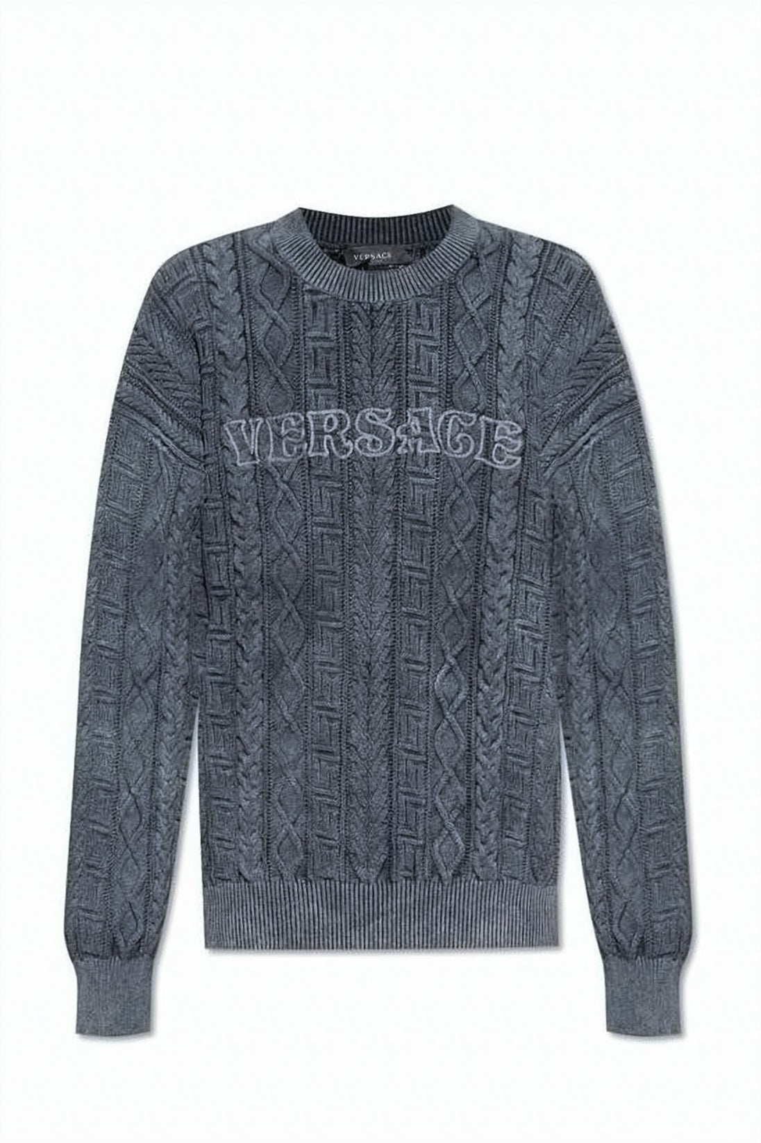 Textured Cable Knit Sweater