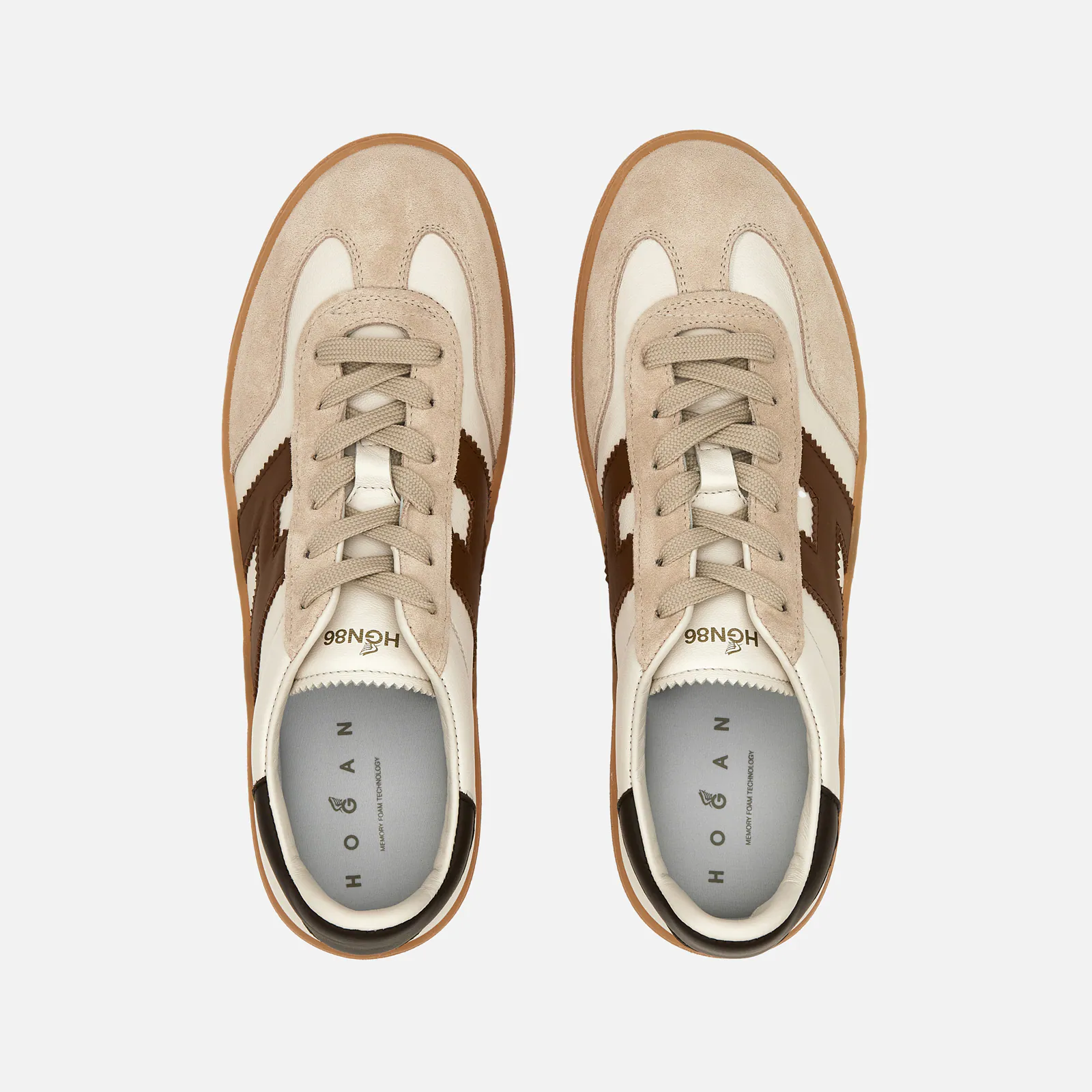 Cool H Sneakers With Elegant Ivory
