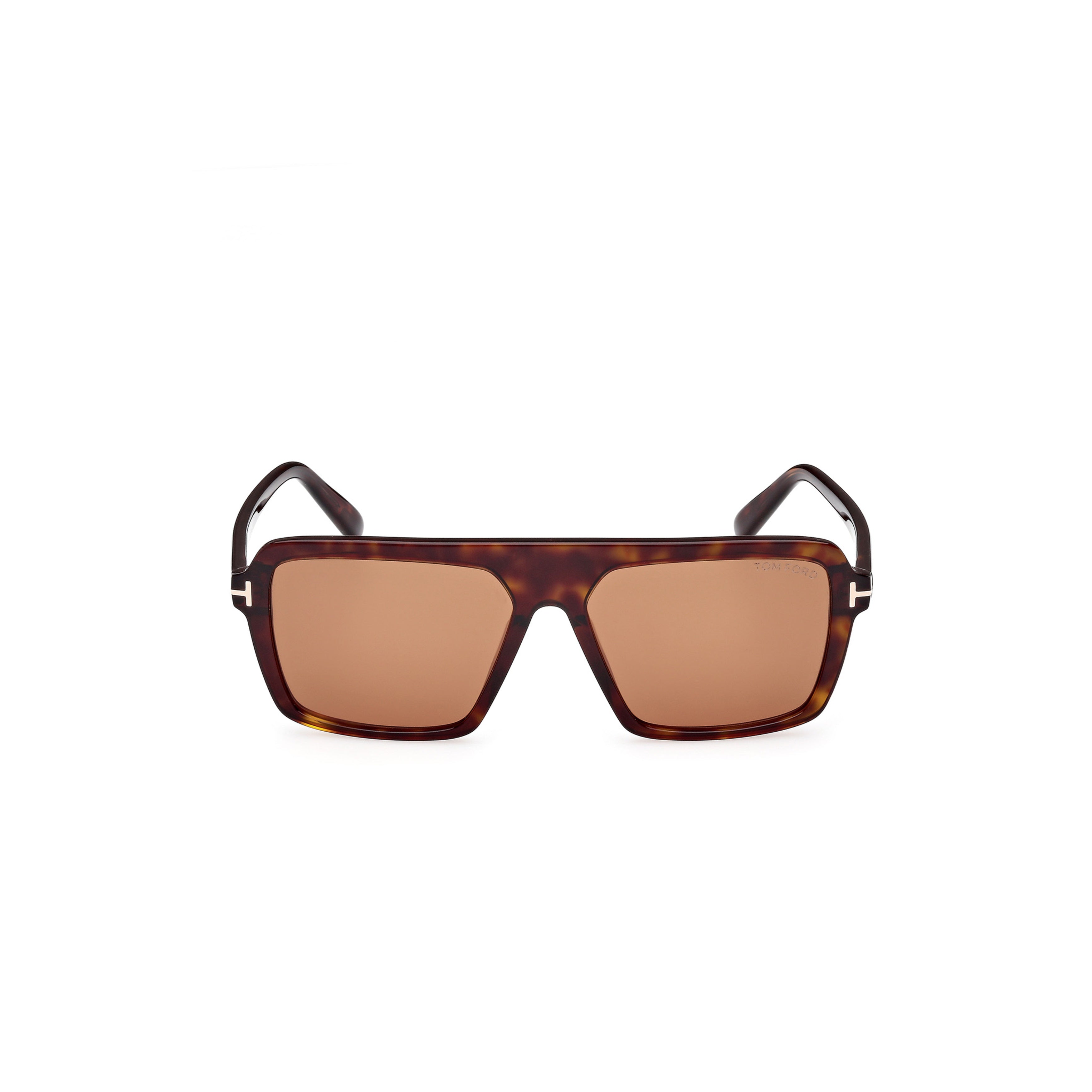 Ft1176 Rectangular Tortoiseshell Acetate Sunglasses
