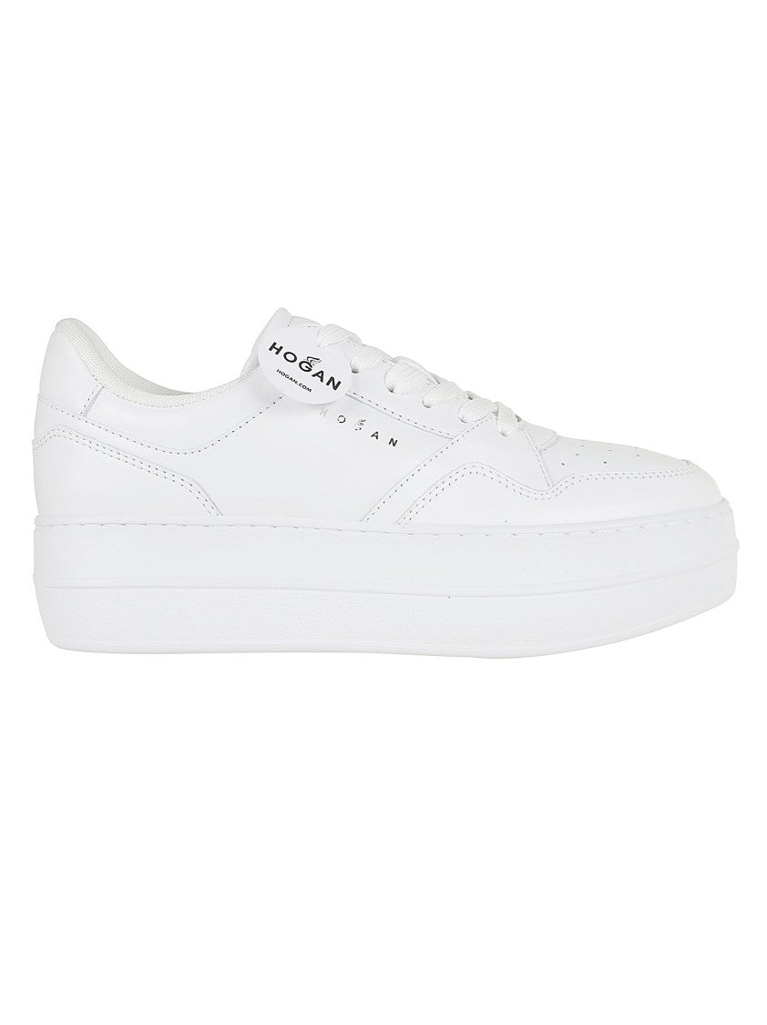 White Leather Sneakers
