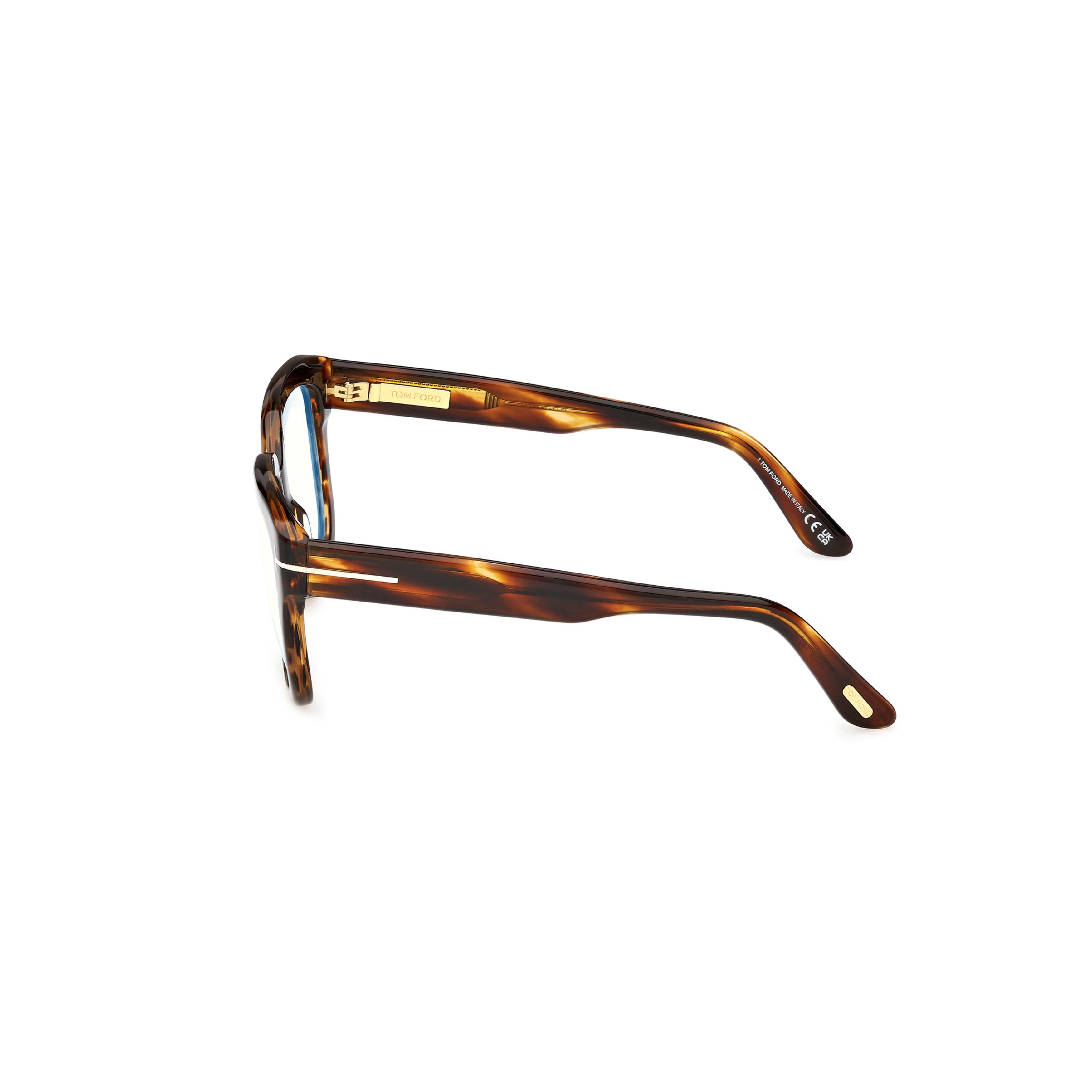 Ft6094-B Oversized Square Tortoiseshell Acetate Eyeglasses