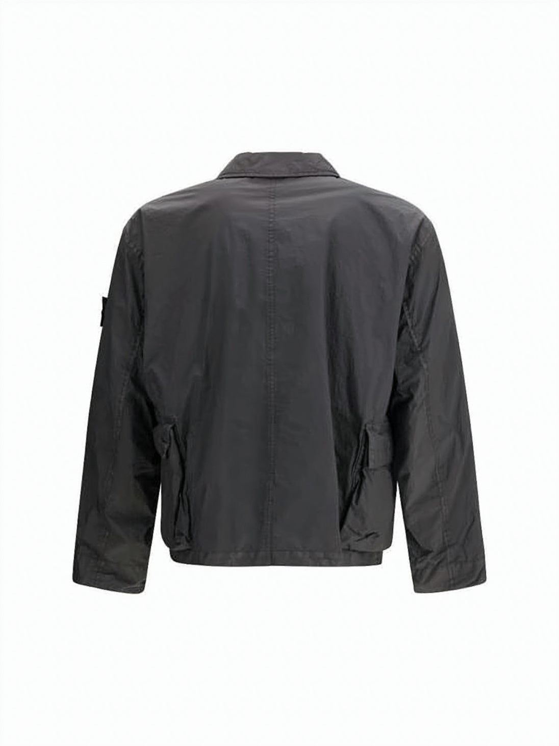 Cropped Boxy Black Stone Island Jacket