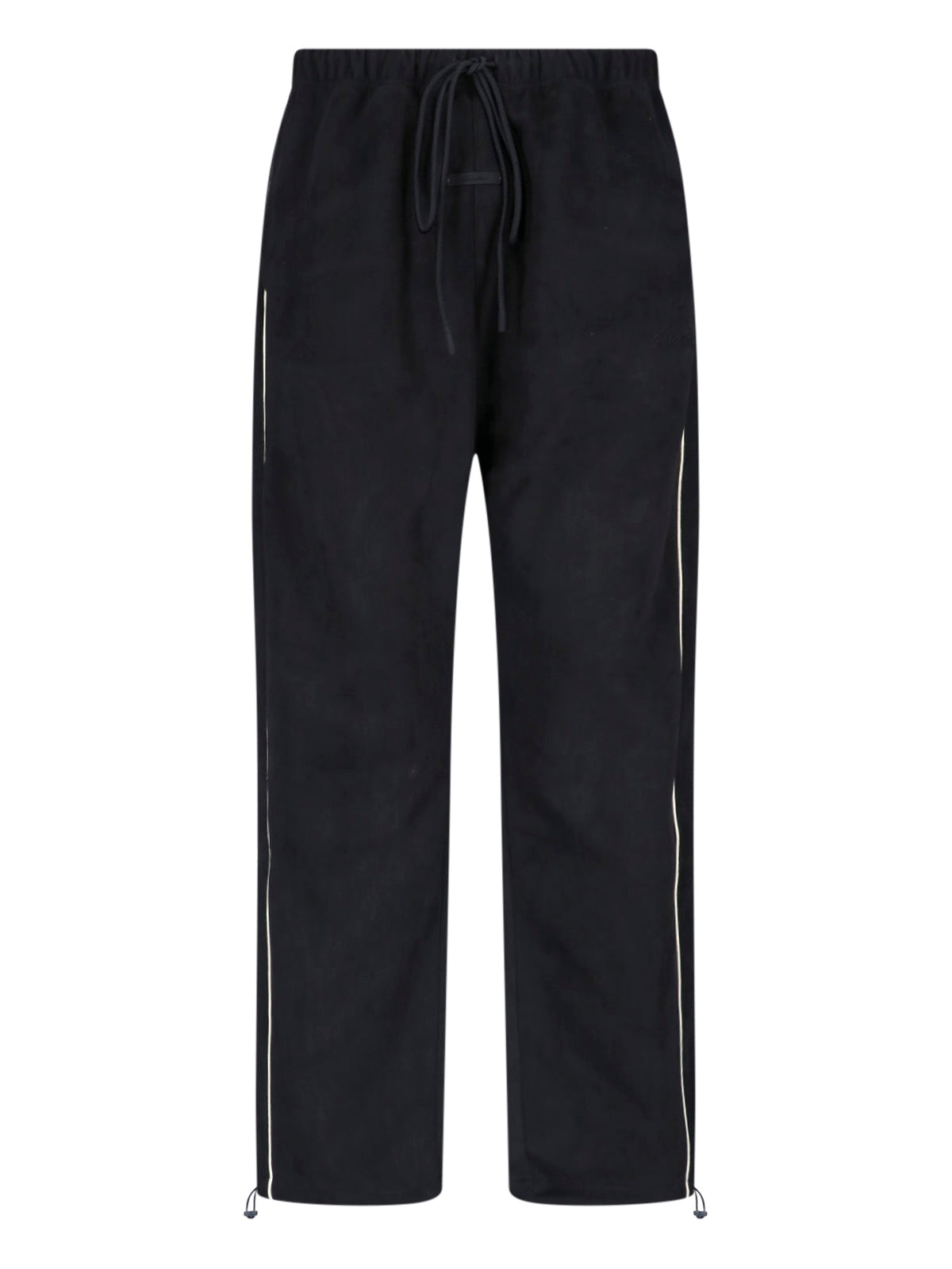Black Signature White Piping Sport Trousers