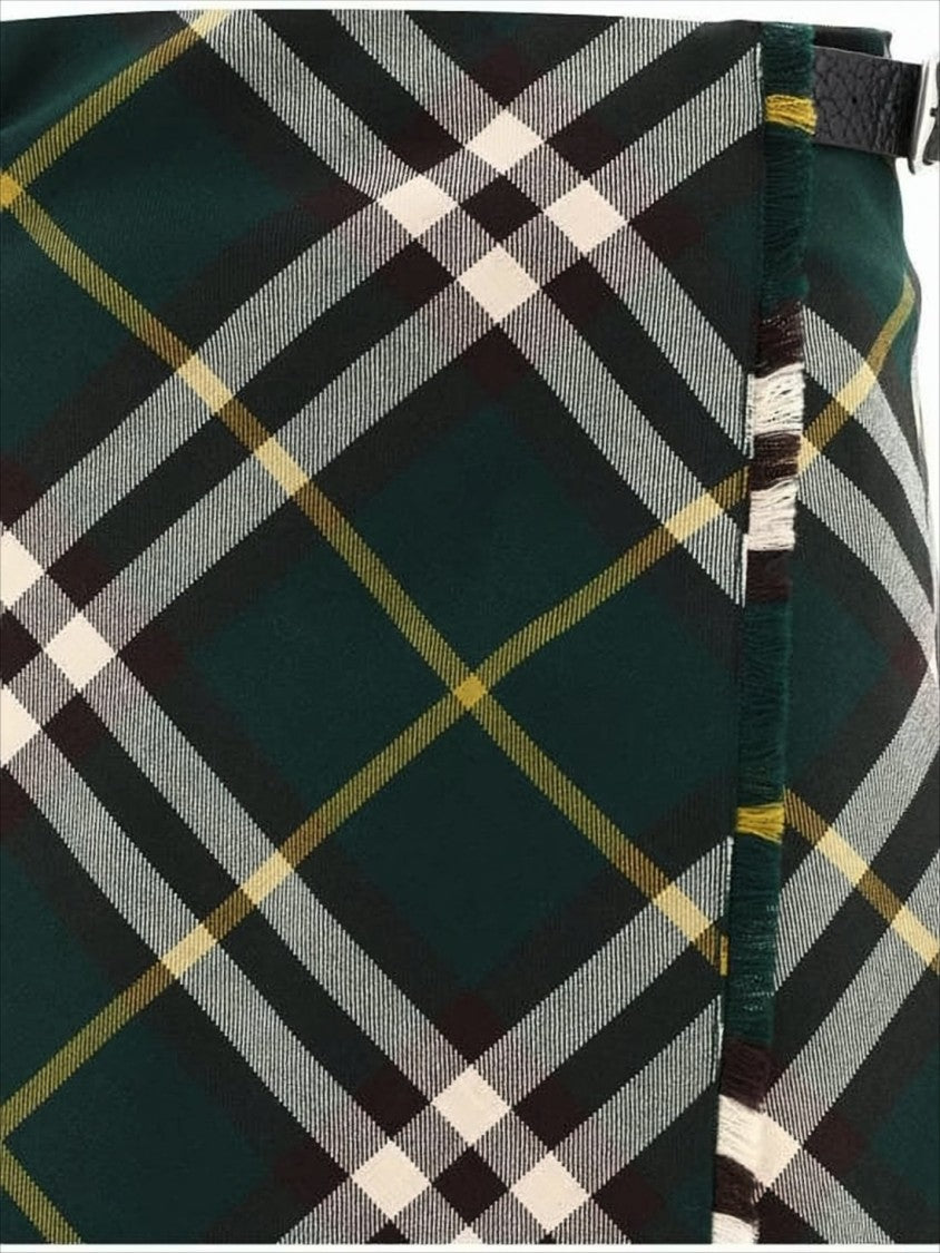 Tartan Plaid Midi Skirt