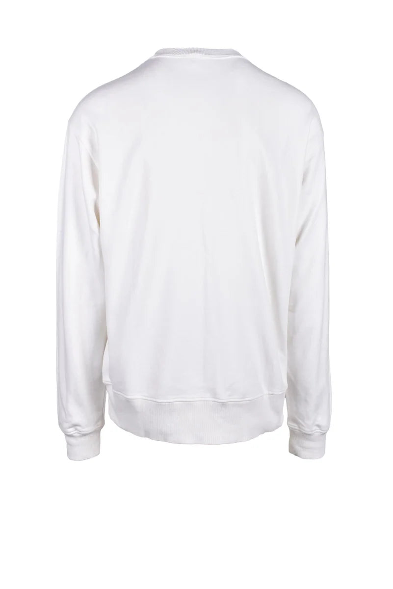Crew Neck Sweatshirt - White