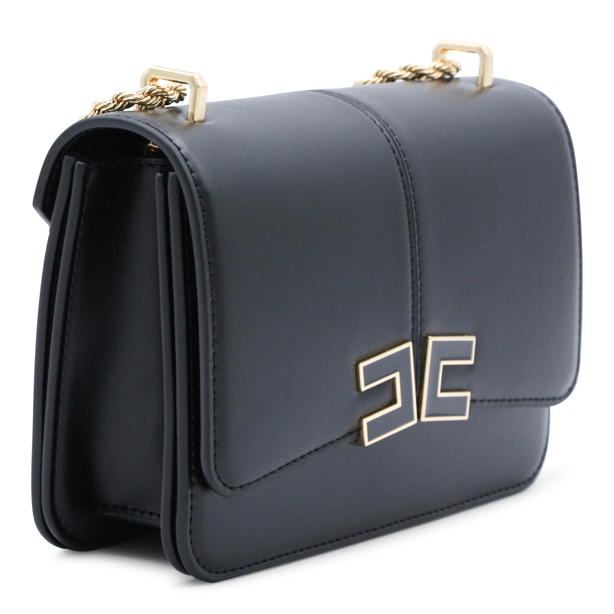 Structured Black Handbag