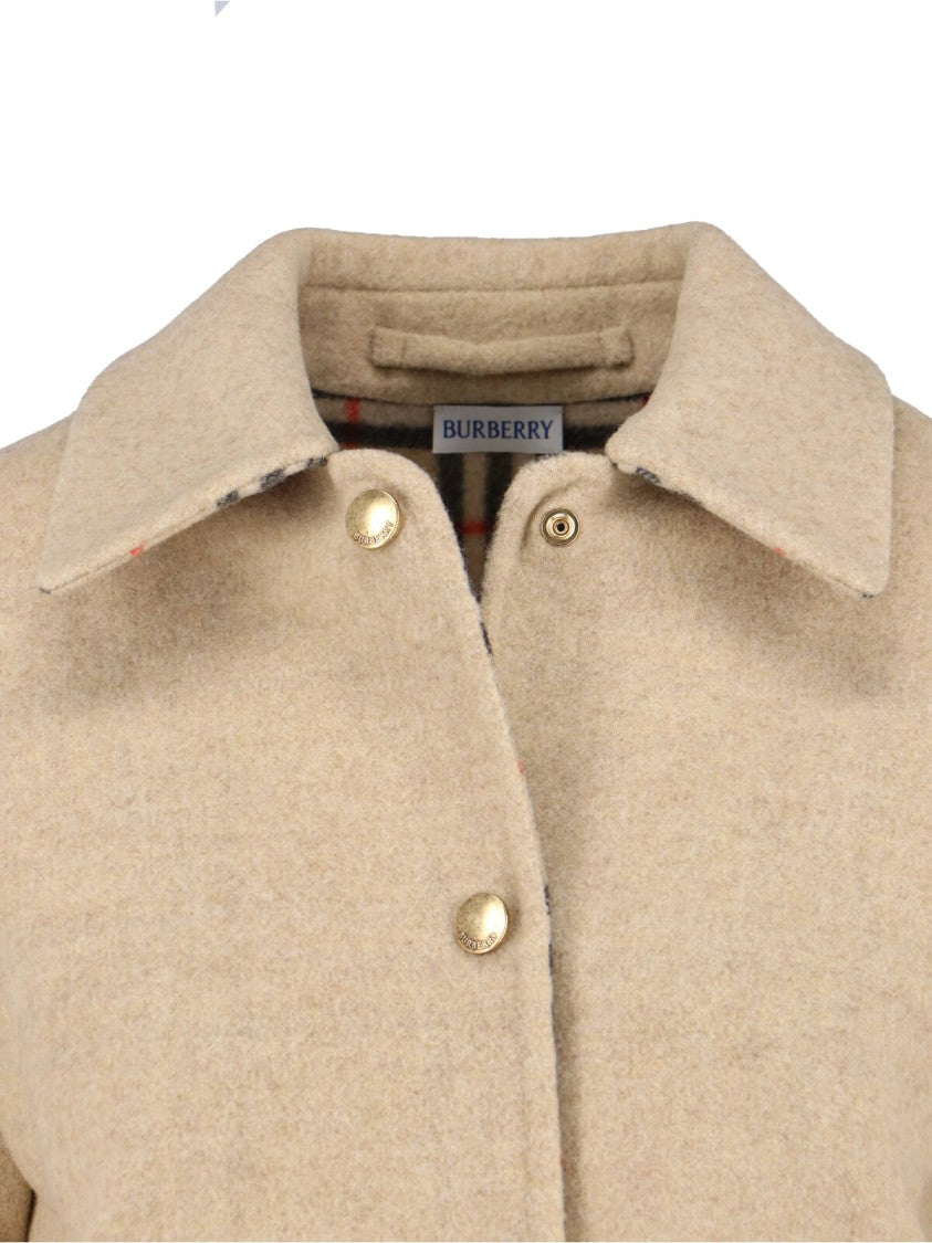 Virgin Wool Jacket – Beige
