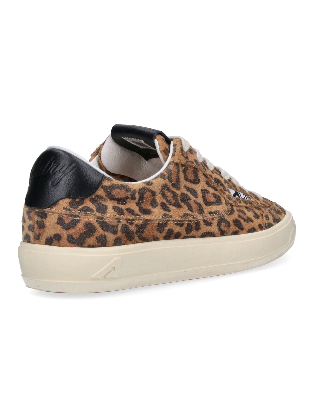 Brown Windscape Animal Print Low-Top Sneakers
