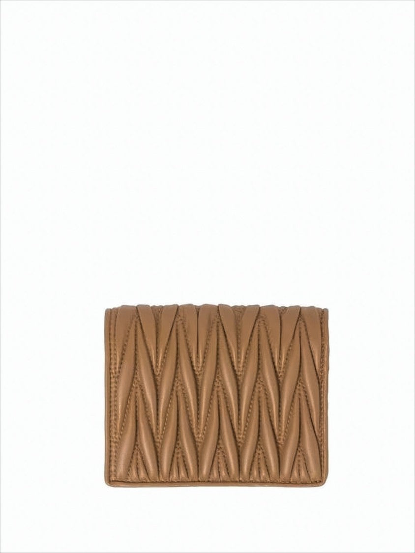 Quilted Lambskin Leather Wallet