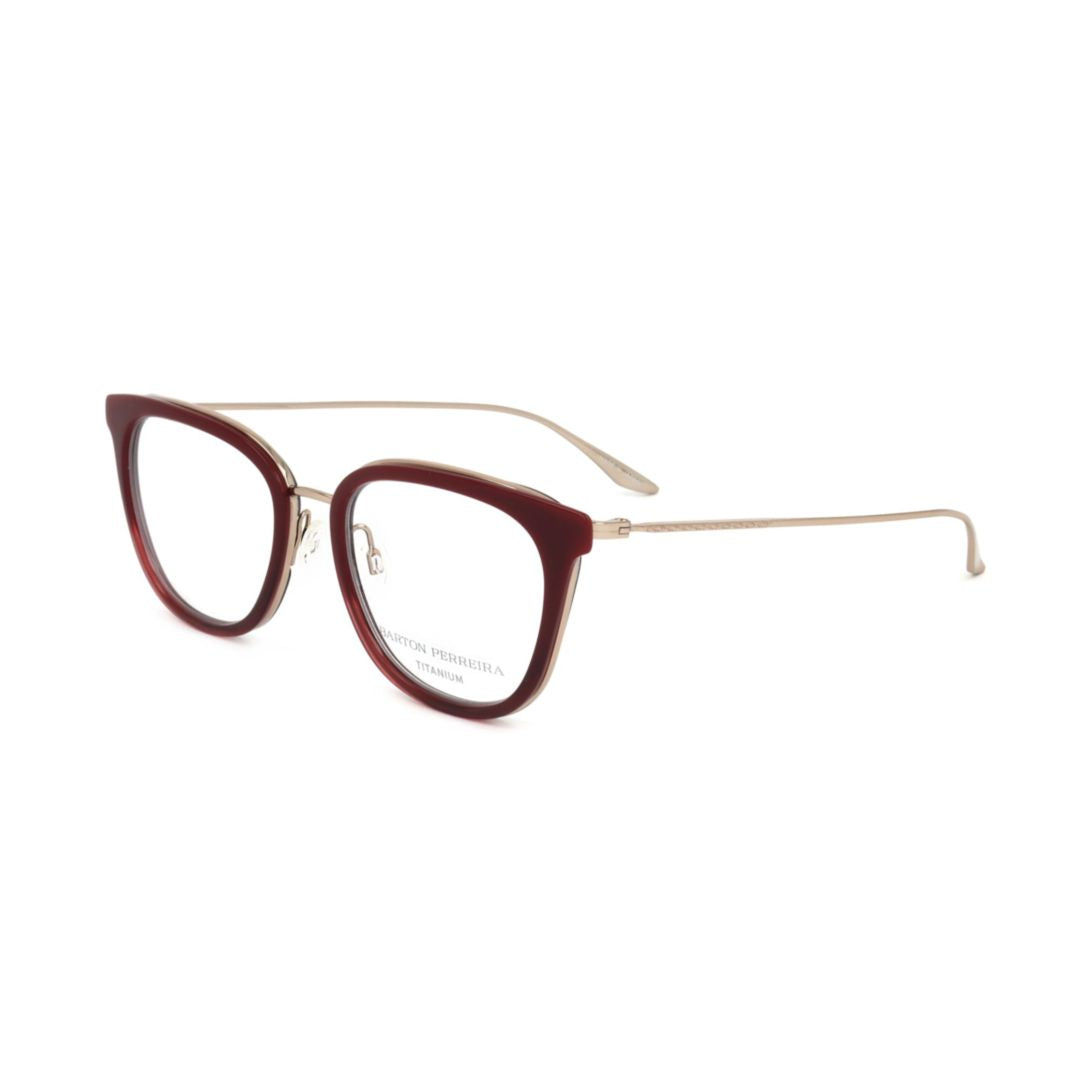 Bp5091 521sr Cat-Eye Eyeglasses with Burgundy Frame