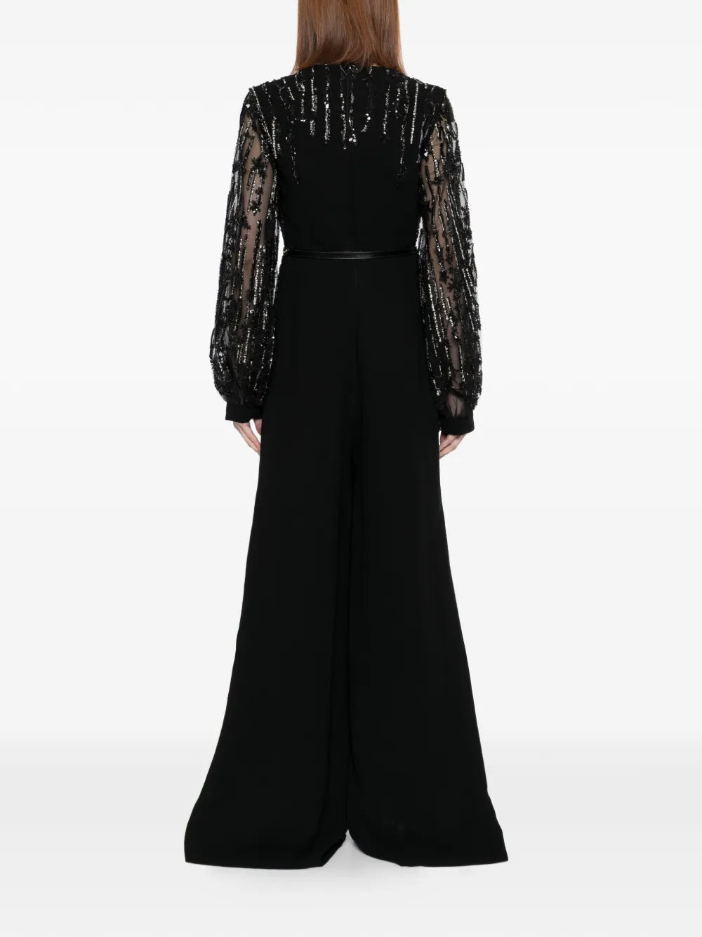 Crepe Beaded Jumpsuit