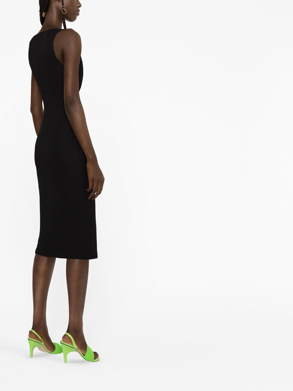 Medusa Cowl-Neck Midi Dress