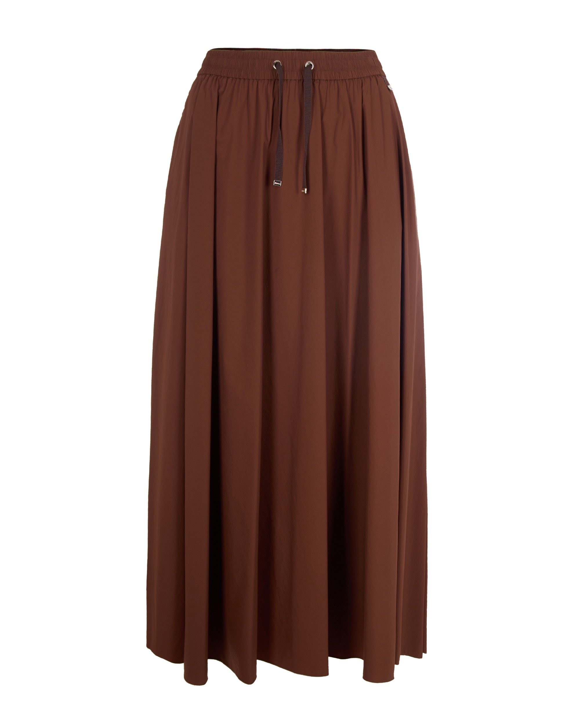 Ankle-Grazing Light Nylon Stretch Skirt