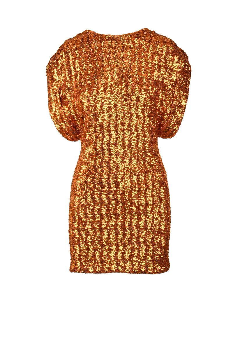 Sequin Dress - Orange