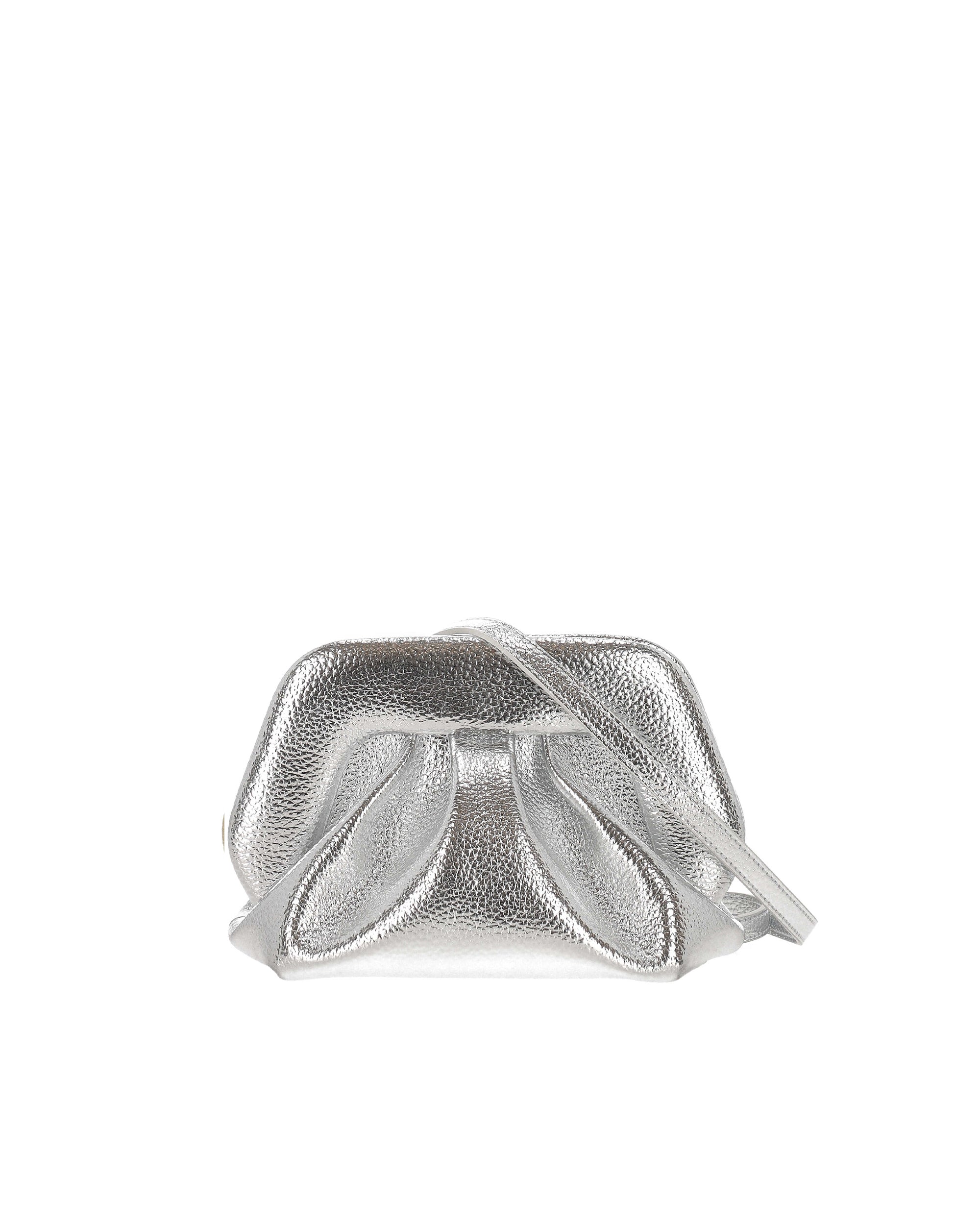 Bios Small Bottolato Silver Laminate Bag