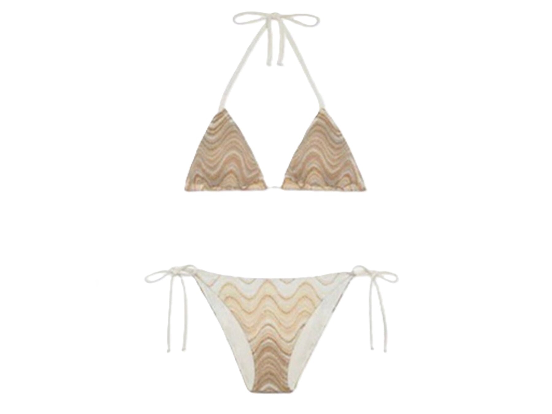 Two-Piece Bikini with Classic Triangle Top