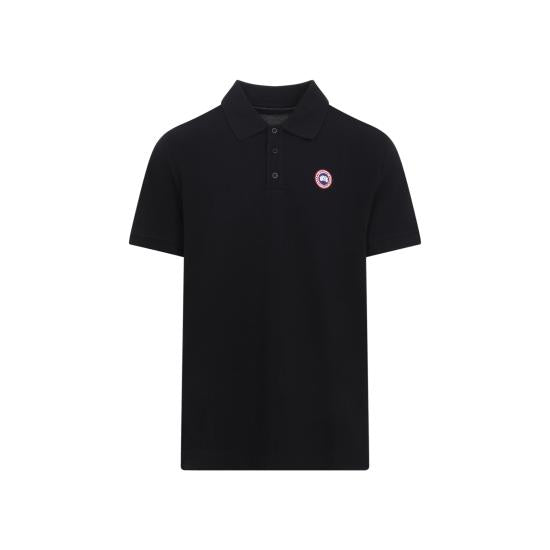 Short-Sleeve Polo Shirt with Traditional Collar
