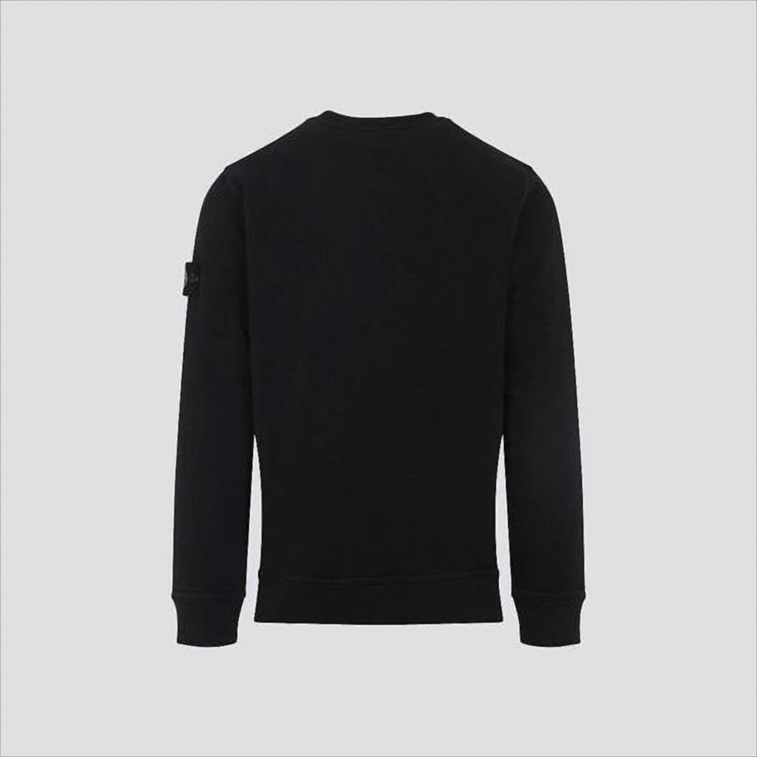 Long-Sleeve Crewneck Sweatshirt with Distinctive Patch