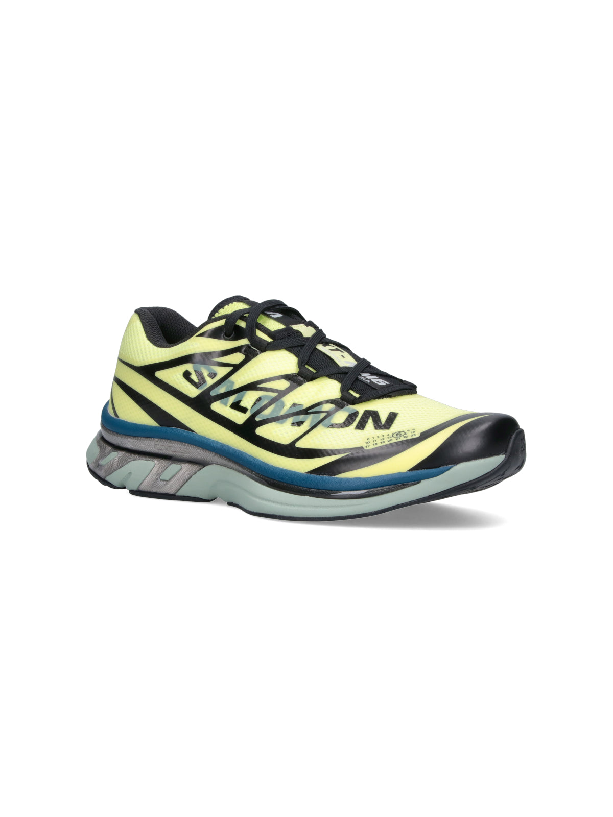 Yellow Graphic Accent Multi-Layered Sneakers