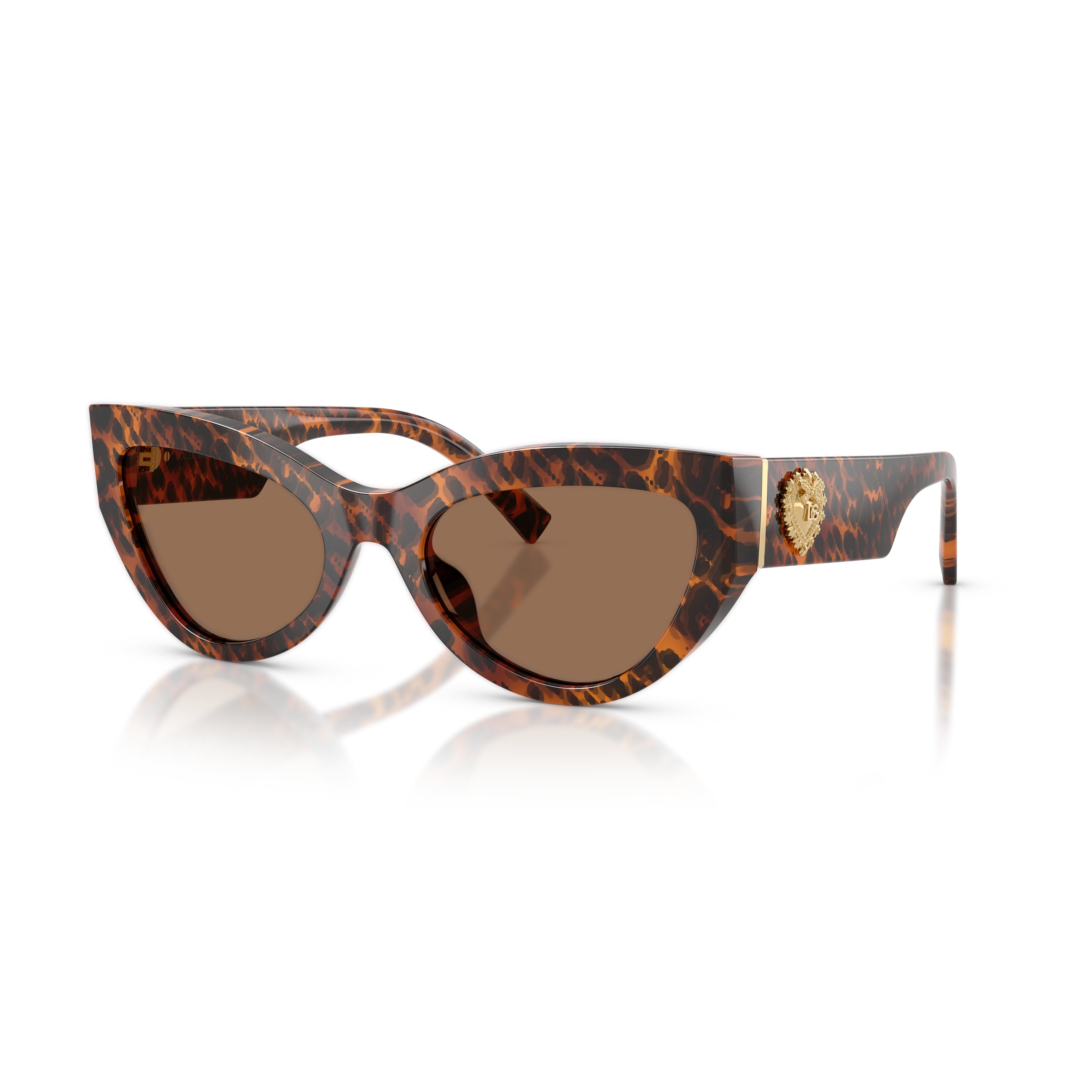 Bold Cat-Eye Sunglasses with Tortoiseshell Acetate Frame