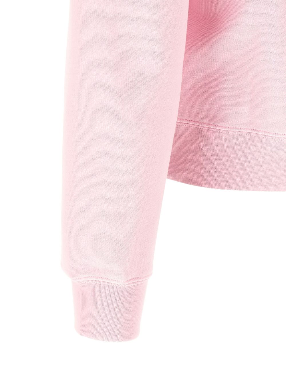 Pastel Pink Cotton Fleece Hoodie