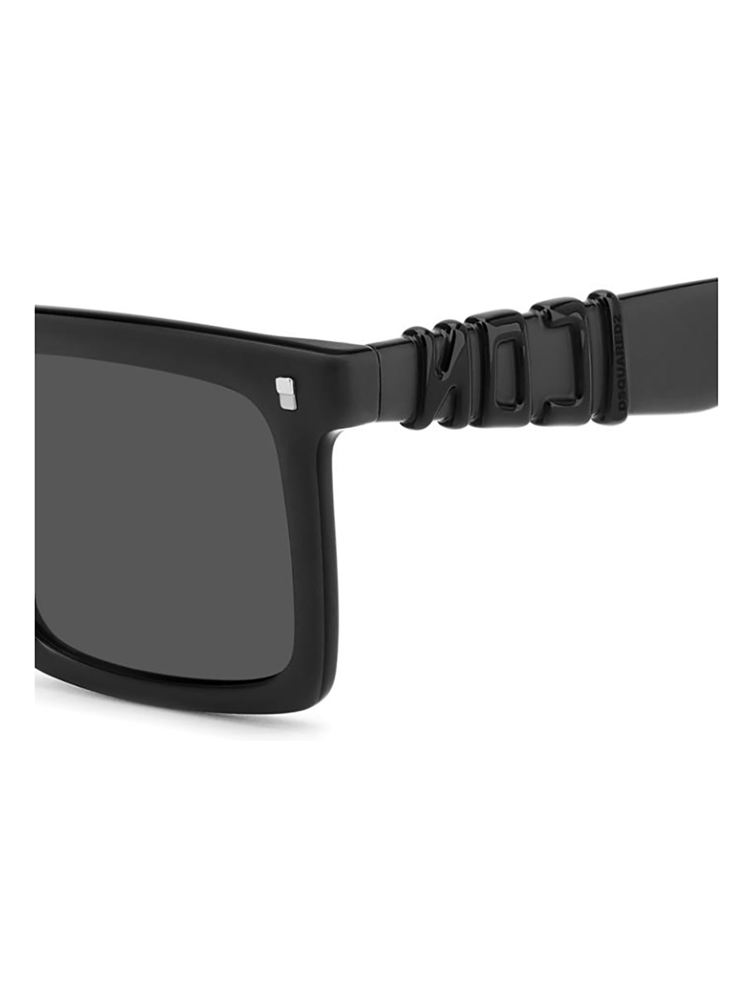 Bold Square Frame Sunglasses With Unique Temple Design