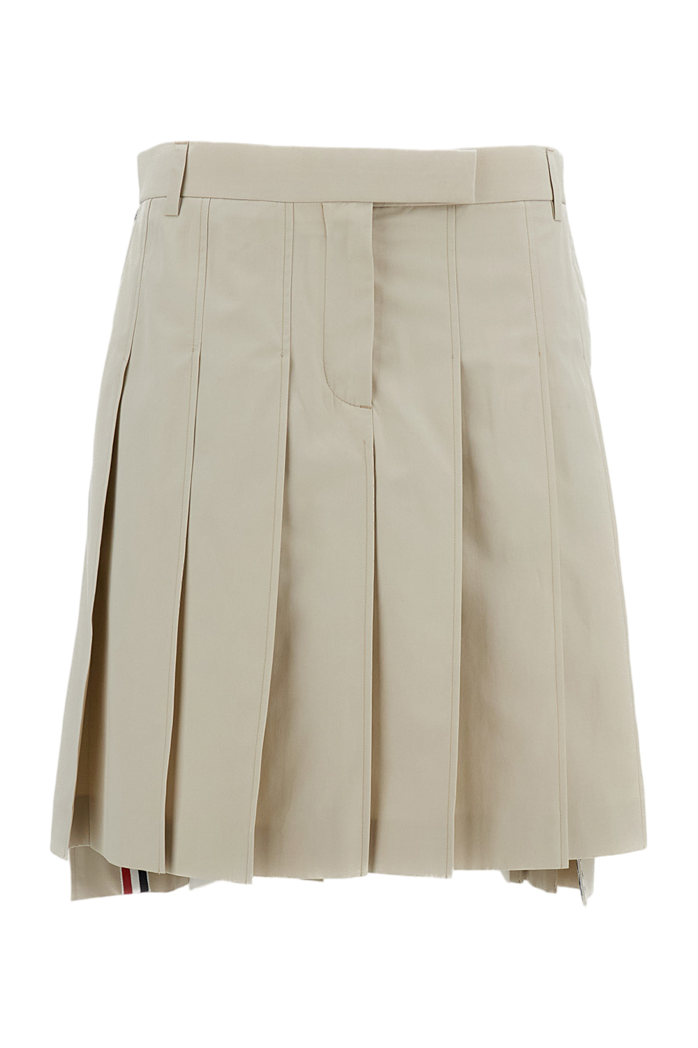 Cotton Pleated Skirt