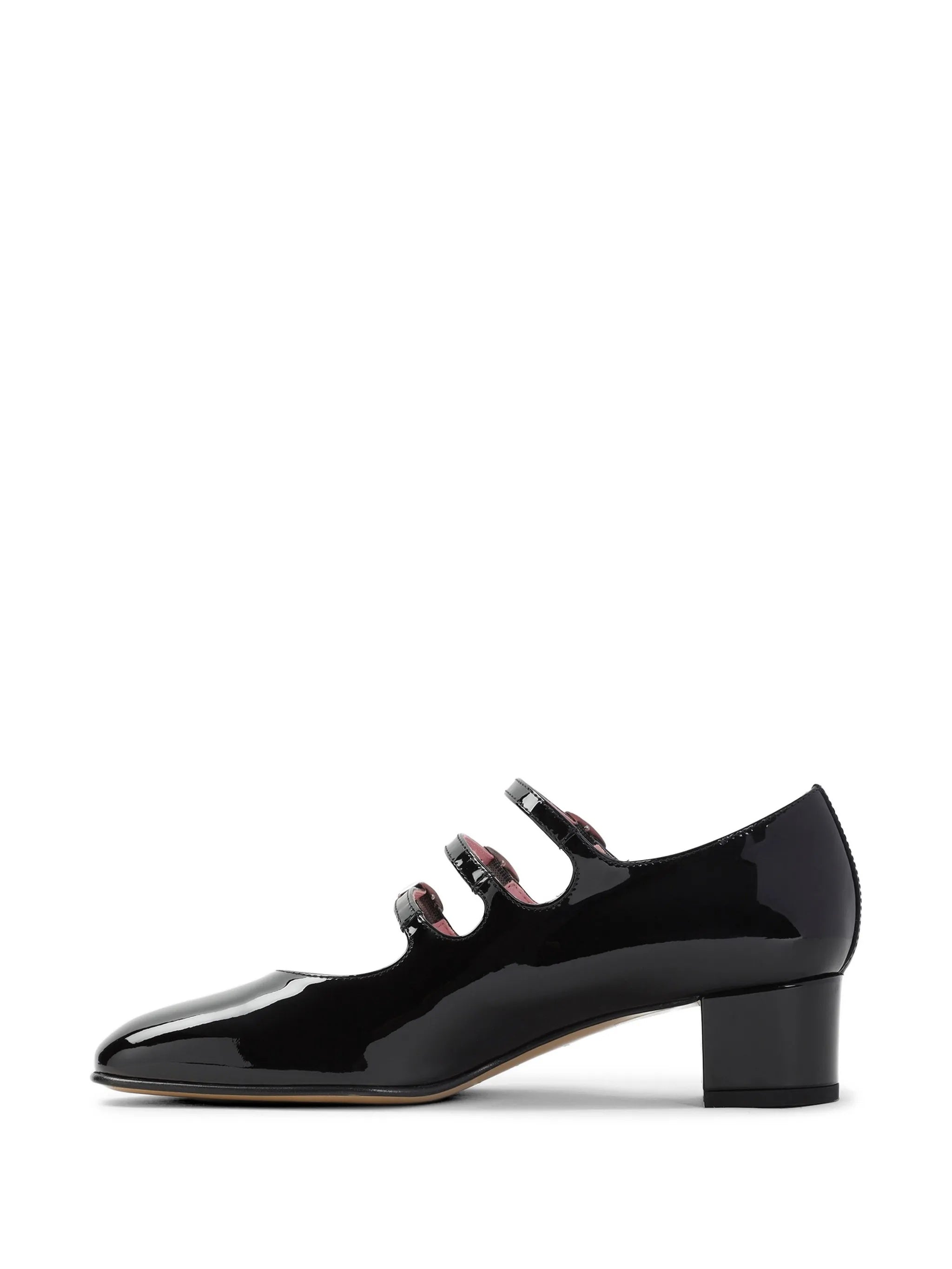 Kina Patent Leather Block Heel Shoes