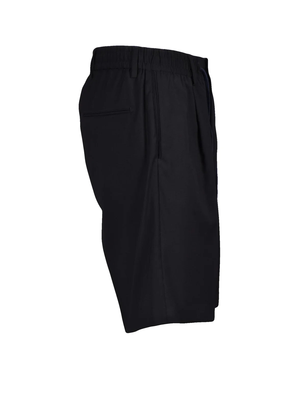 Black Polyamide Elastane Shorts