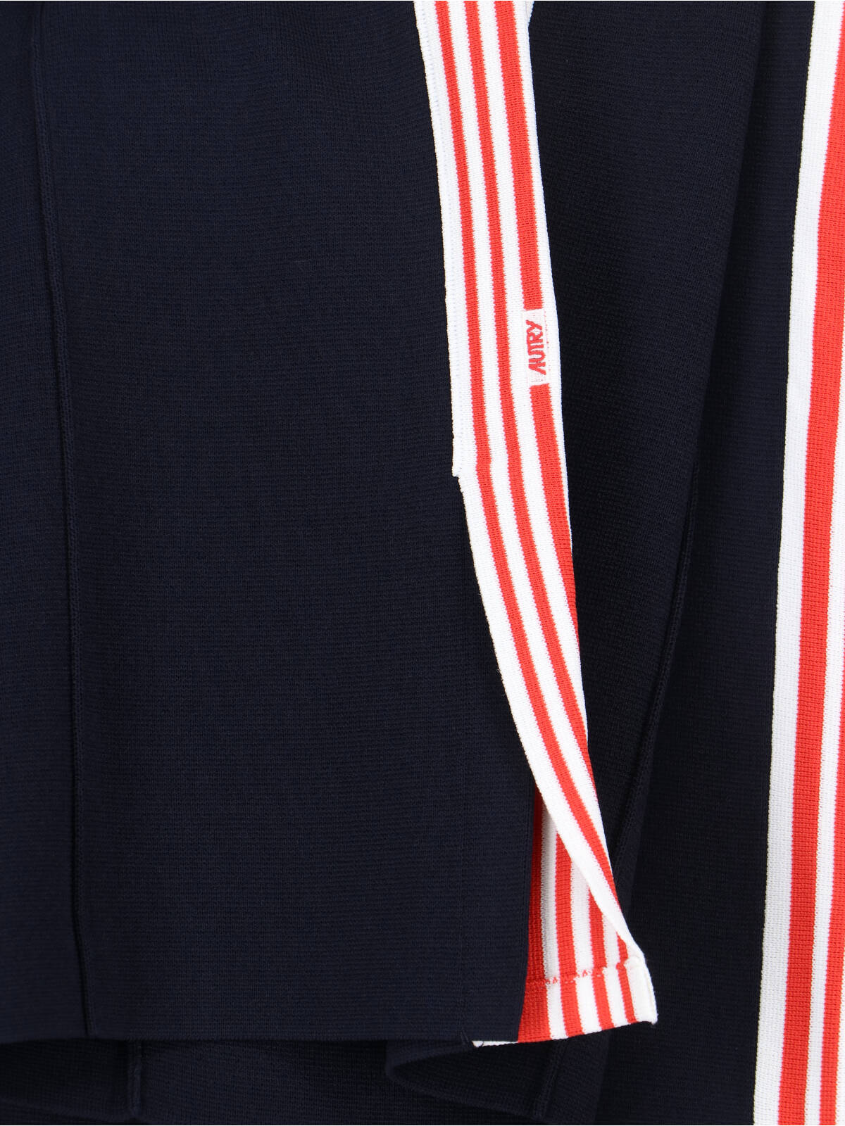 Navy Logo Sweatpants with Contrast Side Stripes