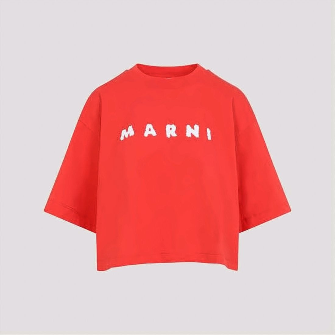Boxy Short-Sleeve T-Shirt with Textured Detailing