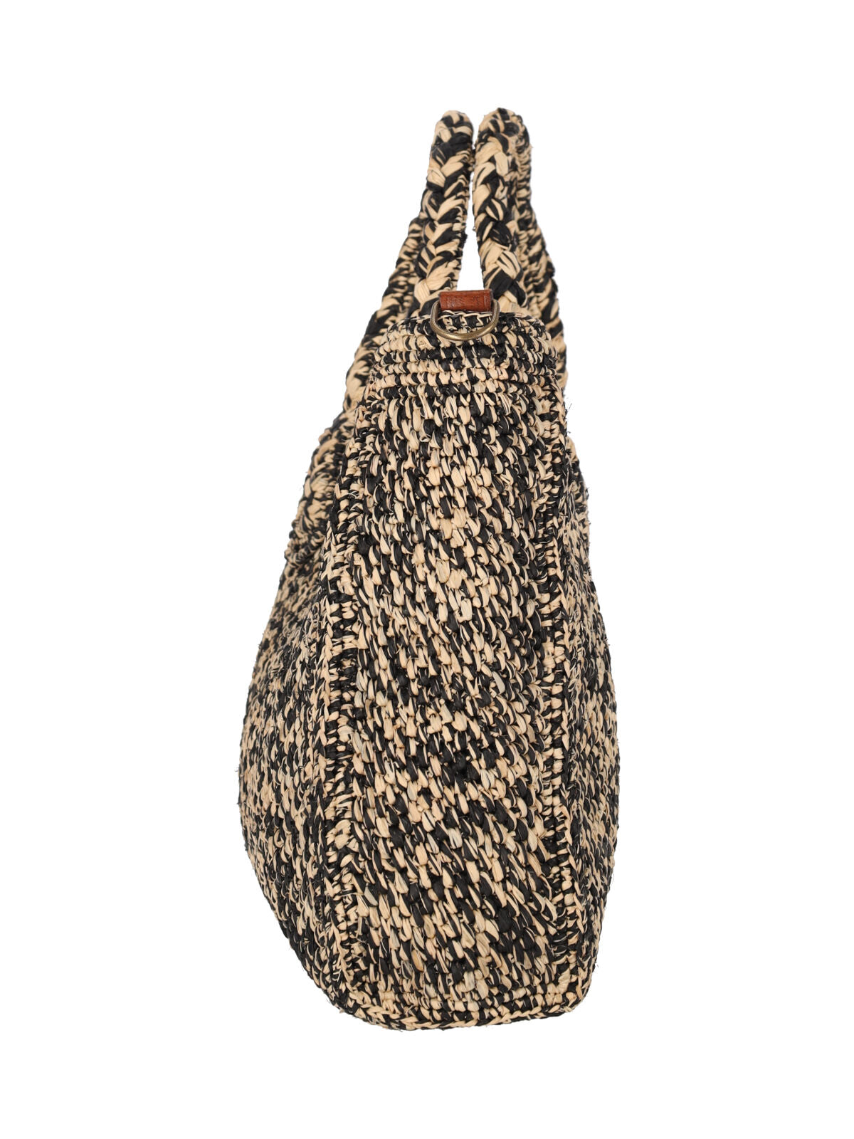 Multicolor Rary Woven Raffia Handbag
