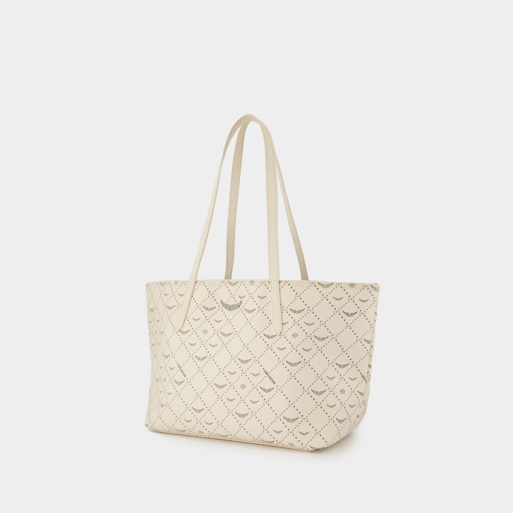 Z Shopper Monogram Shopper Bag - Synthetic - White