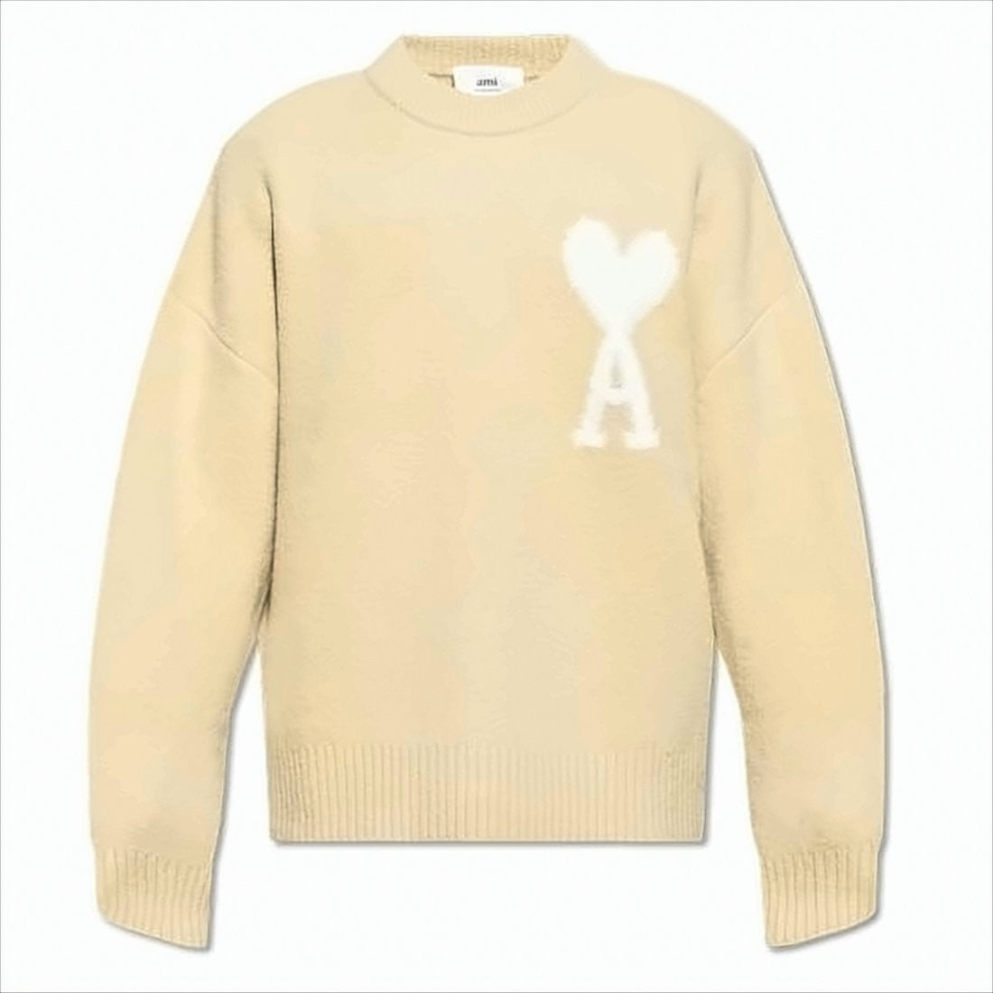 Soft Alpaca Blend Sweater With Heart Logo