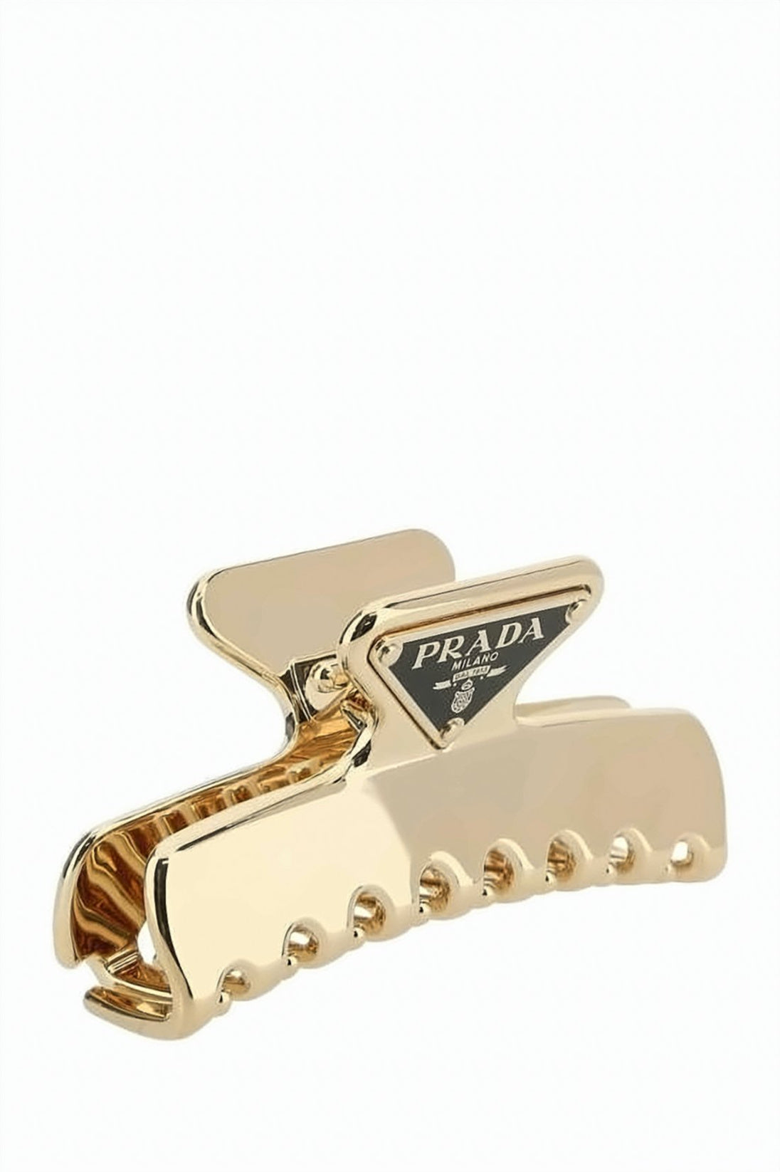 Gold-Tone Hair Claw Clip With Polished Finish